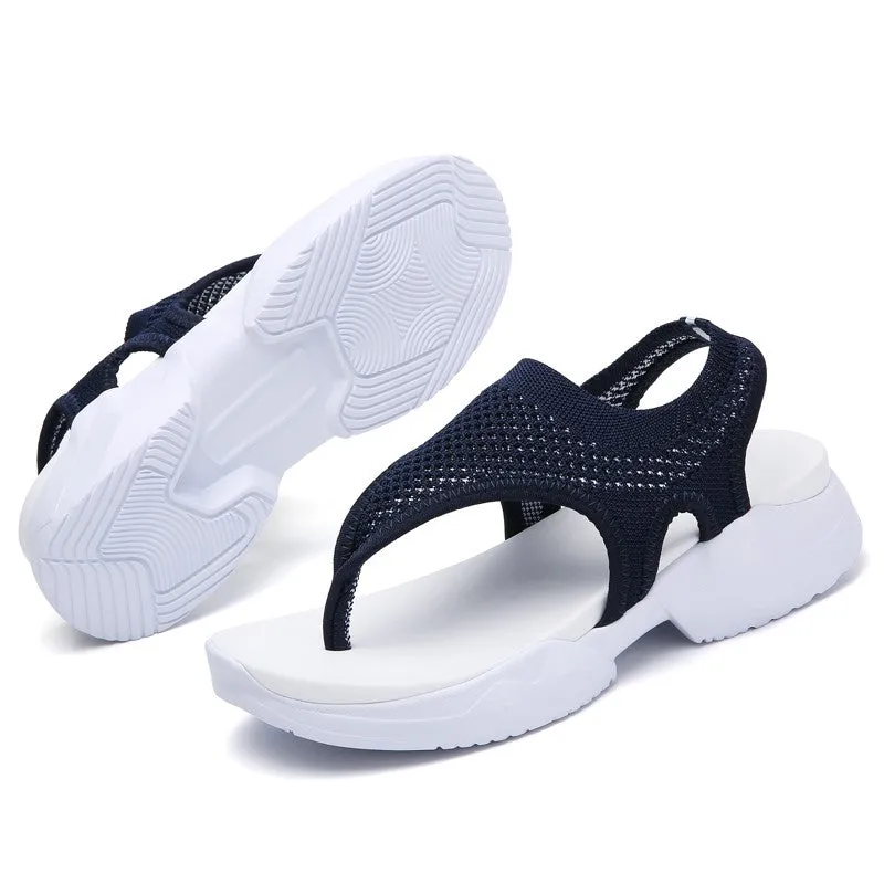 Women's cute simple pretty leisure slip-on flip flop sandals