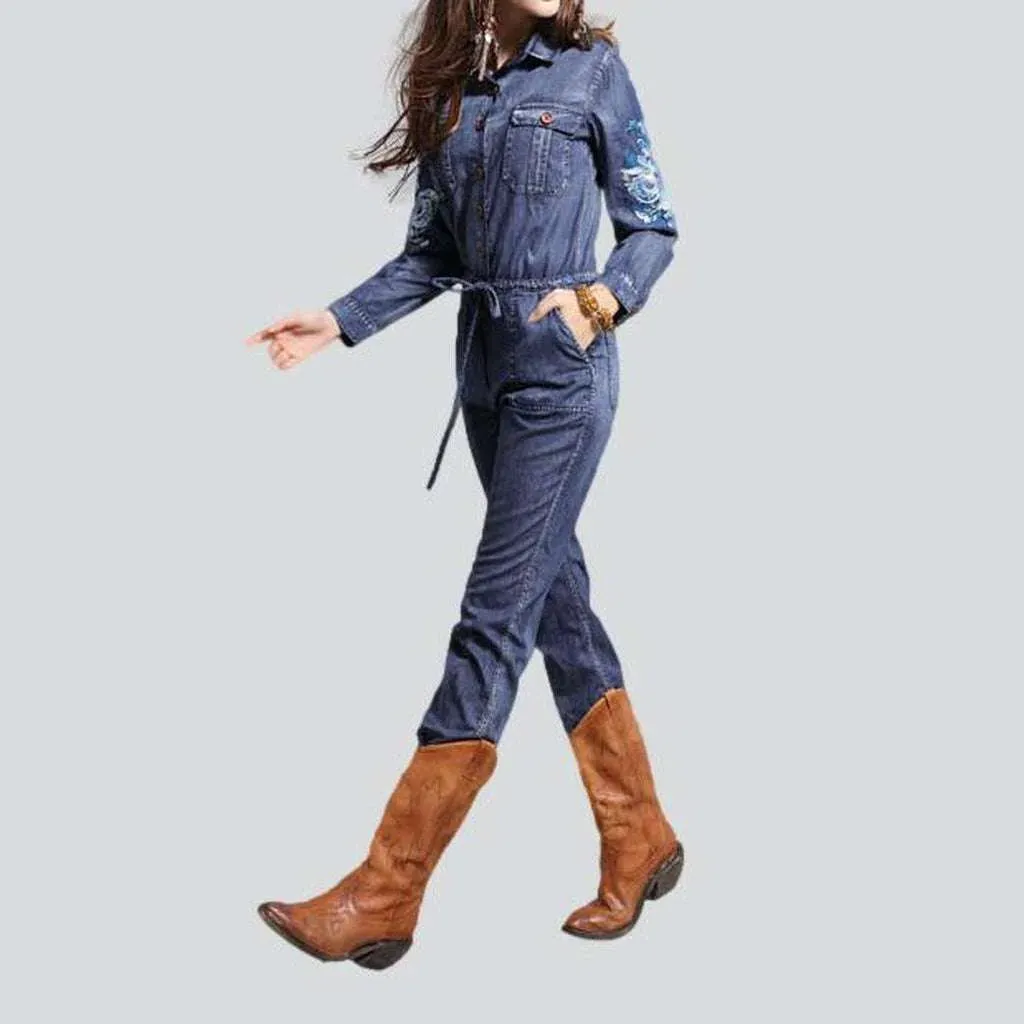 Women's jean jumpsuit