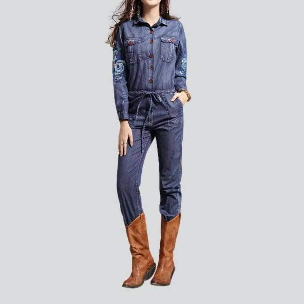 Women's jean jumpsuit