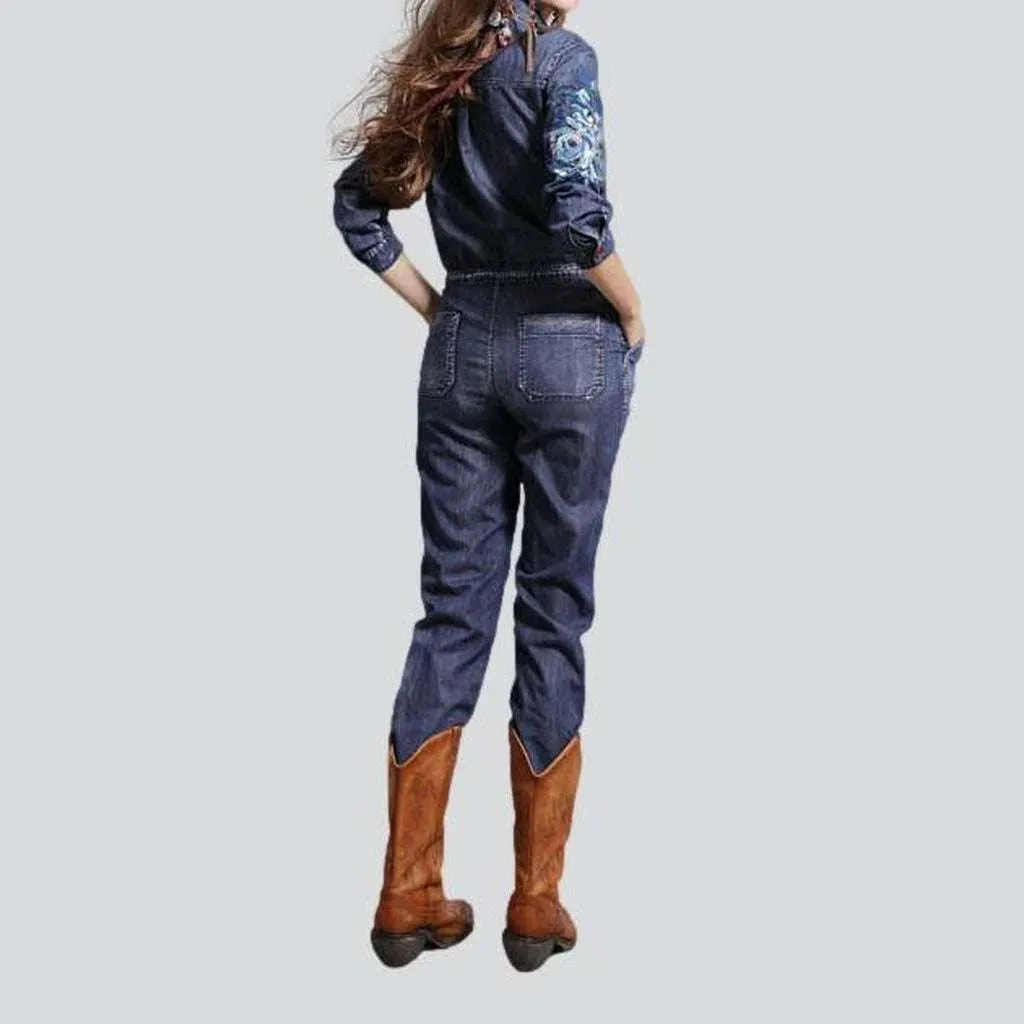 Women's jean jumpsuit