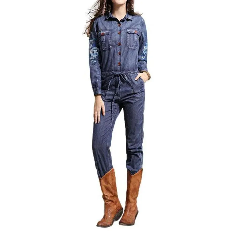 Women's jean jumpsuit