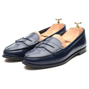 Women's 'Kara' Navy Blue Leather Loafers UK 3.5 EU 36.5