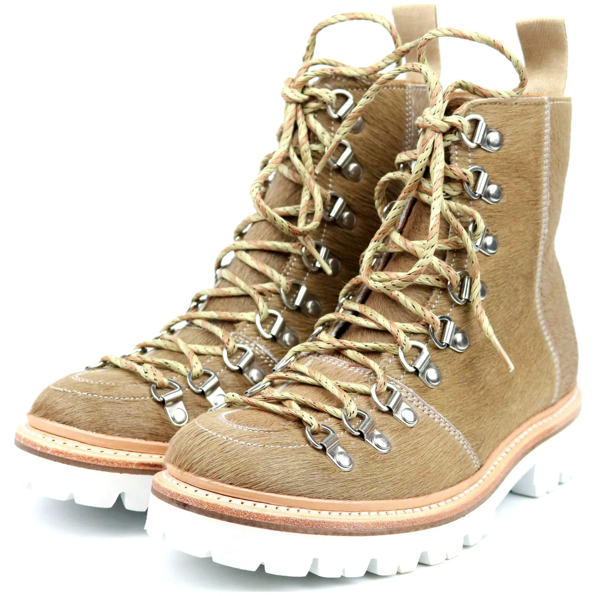 Women's 'Nanette' Tan Brown Hiker Boots UK 3