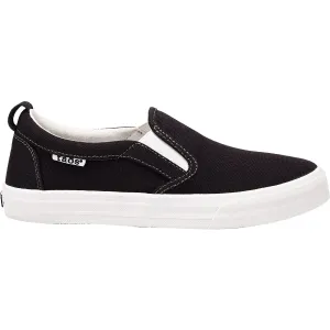 Women's Taos Rubber Soul Black/White Canvas