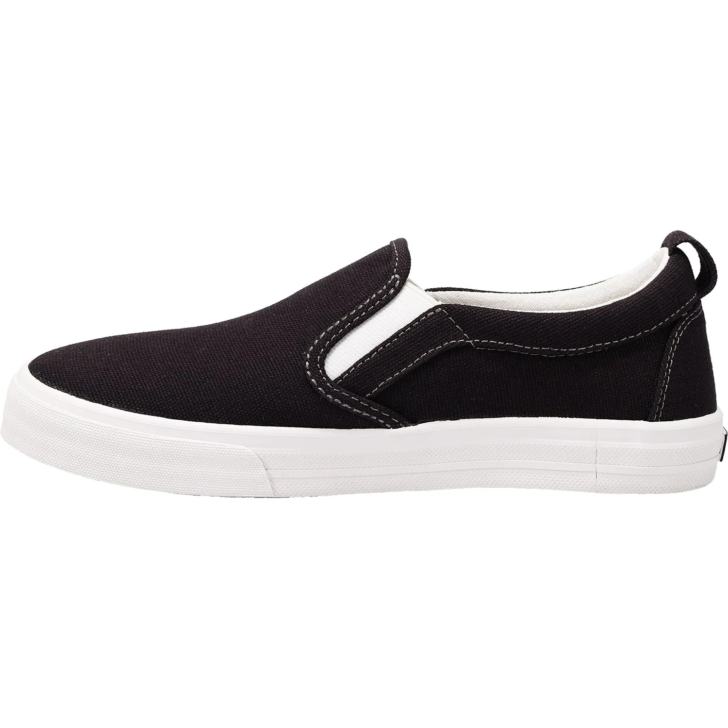 Women's Taos Rubber Soul Black/White Canvas