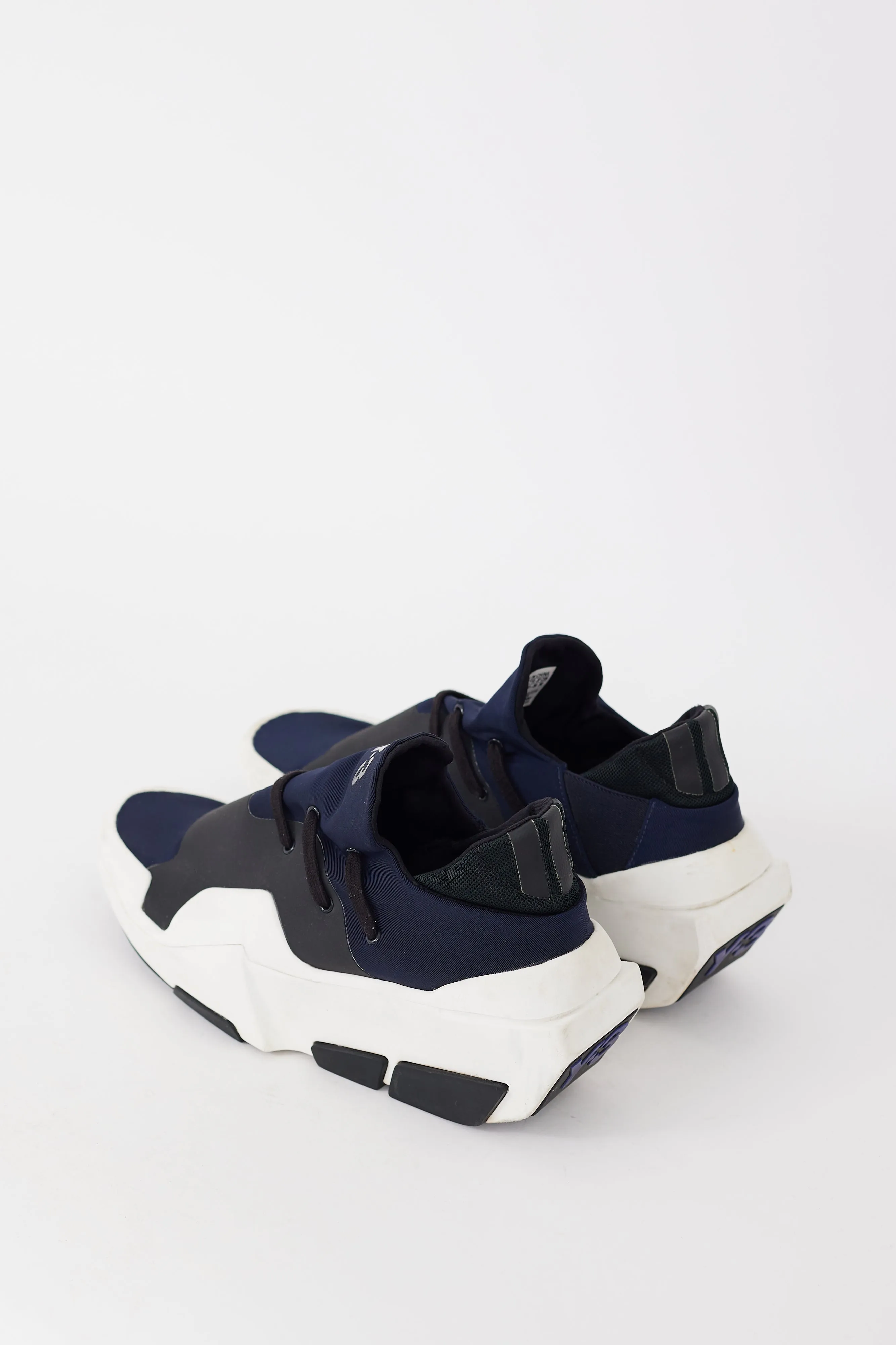 X Adidas Navy & Black Mira Platform Sneaker