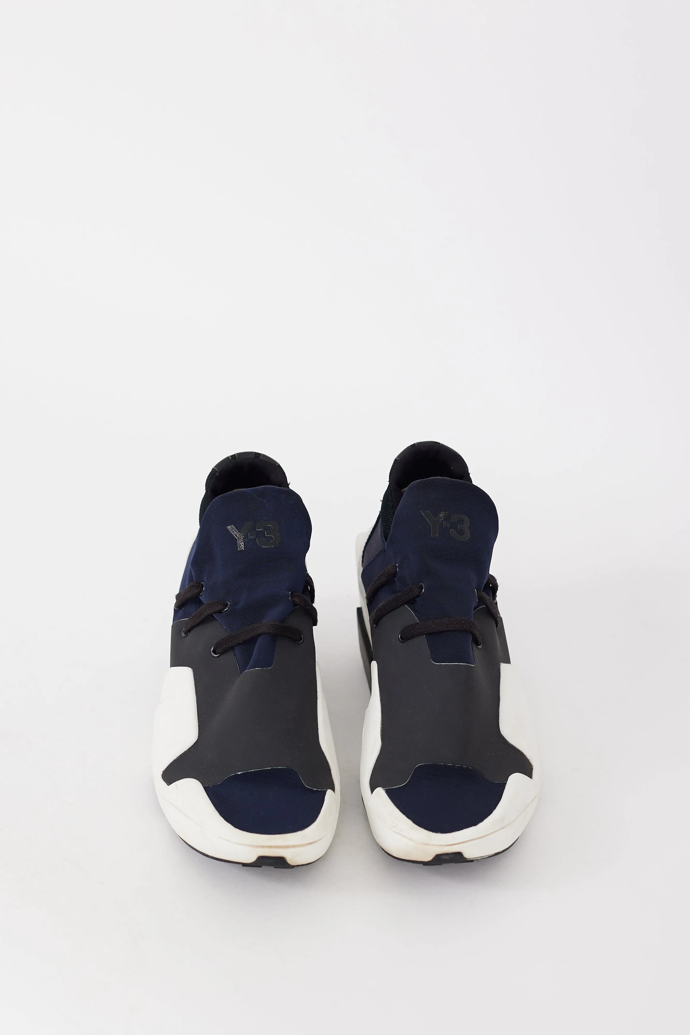 X Adidas Navy & Black Mira Platform Sneaker