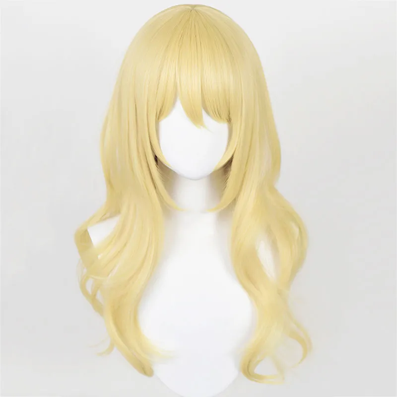 Your Lie in April Shigatsu wa Kimi no Uso Kaori Miyazono Golden Cosplay Wig B Edition