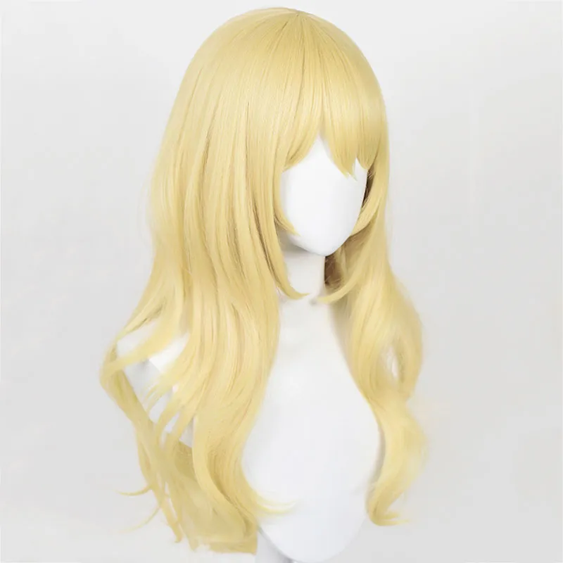 Your Lie in April Shigatsu wa Kimi no Uso Kaori Miyazono Golden Cosplay Wig B Edition